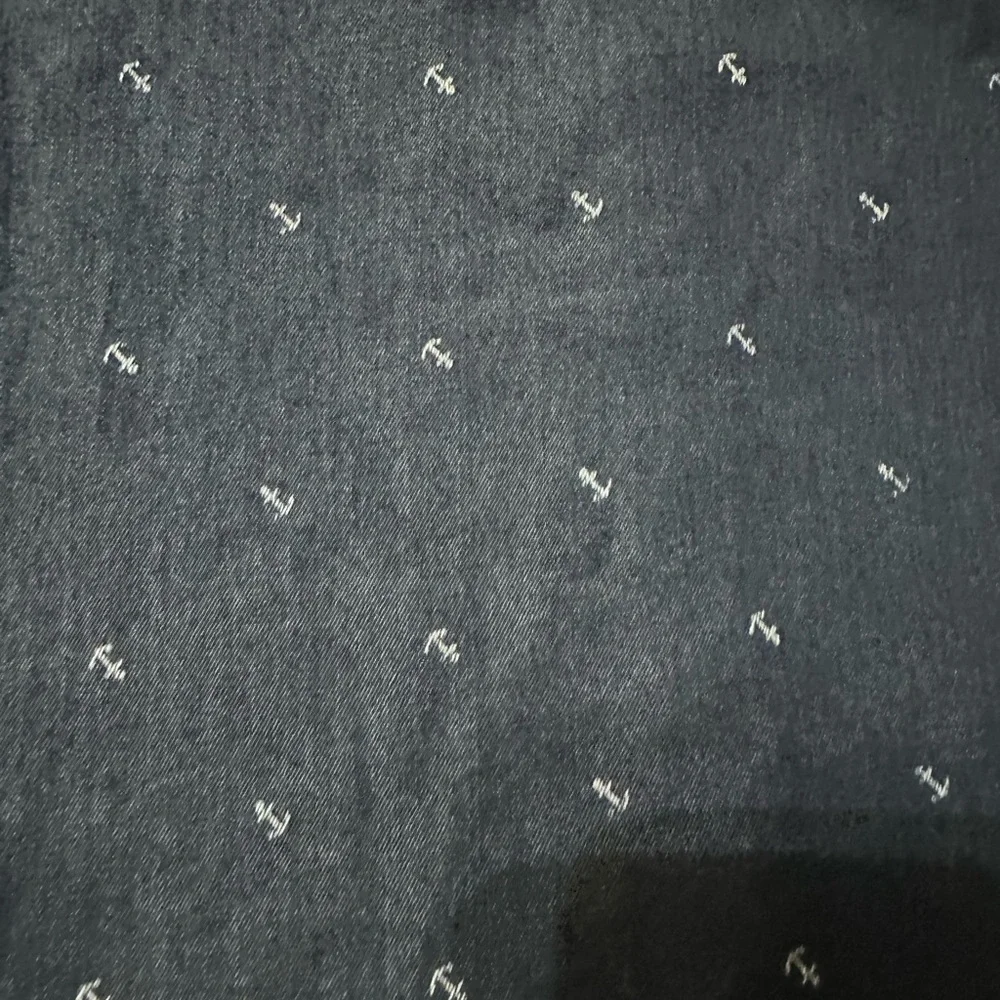 Daniele Alessandrini Blue Button Down Shirt Nautical Design nwt - Picture 5 of 7